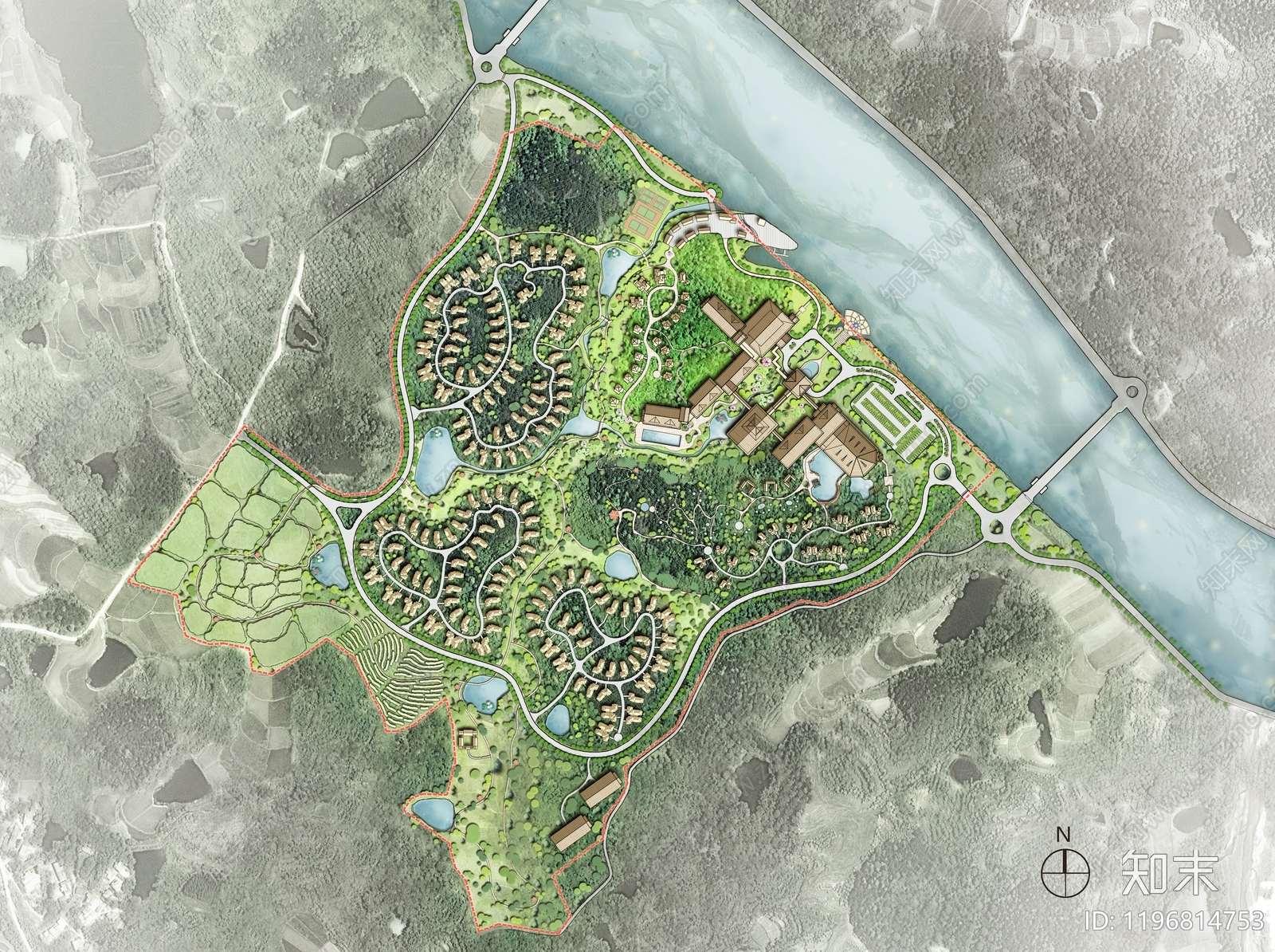 现代住宅楼建筑施工图下载【ID:1196814753】