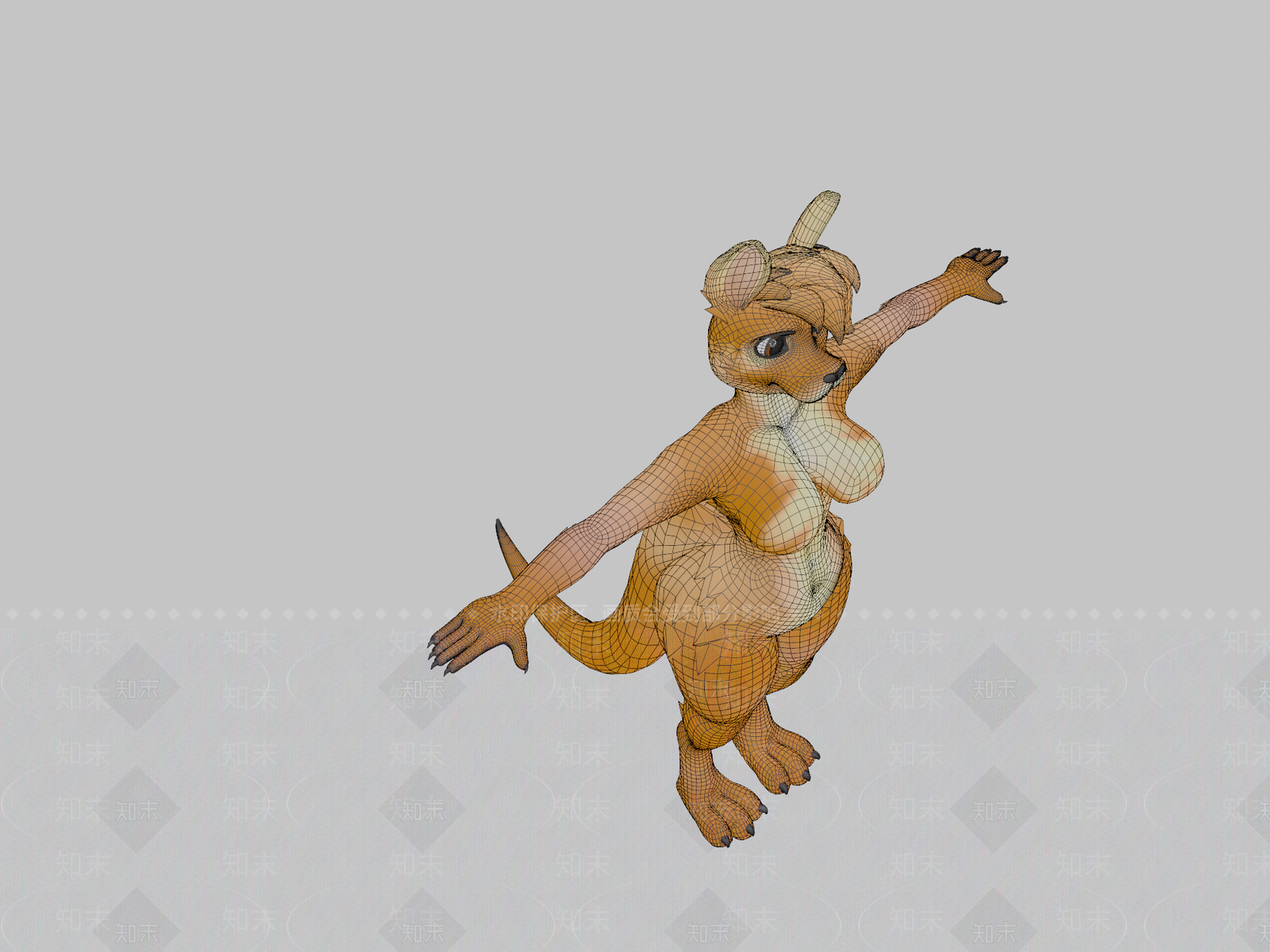 虚拟人物3D模型下载【ID:1196814963】