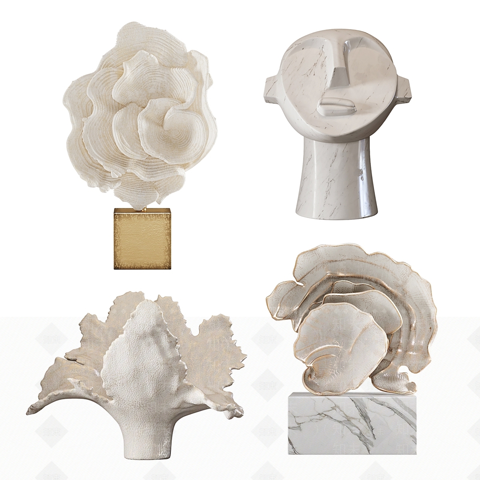 雕塑摆件3D模型下载【ID:1196815041】