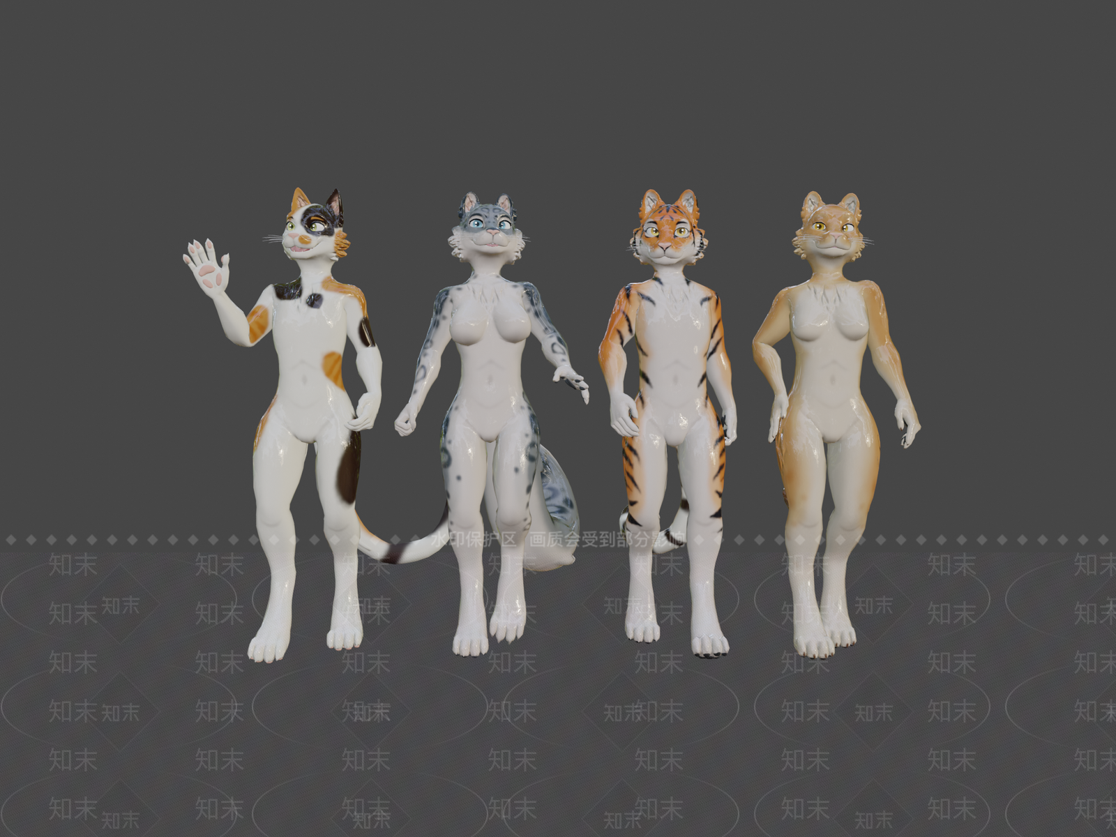 虚拟人物3D模型下载【ID:1196815348】