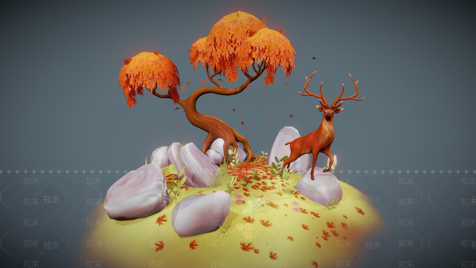 其他动物3D模型下载【ID:1196815404】