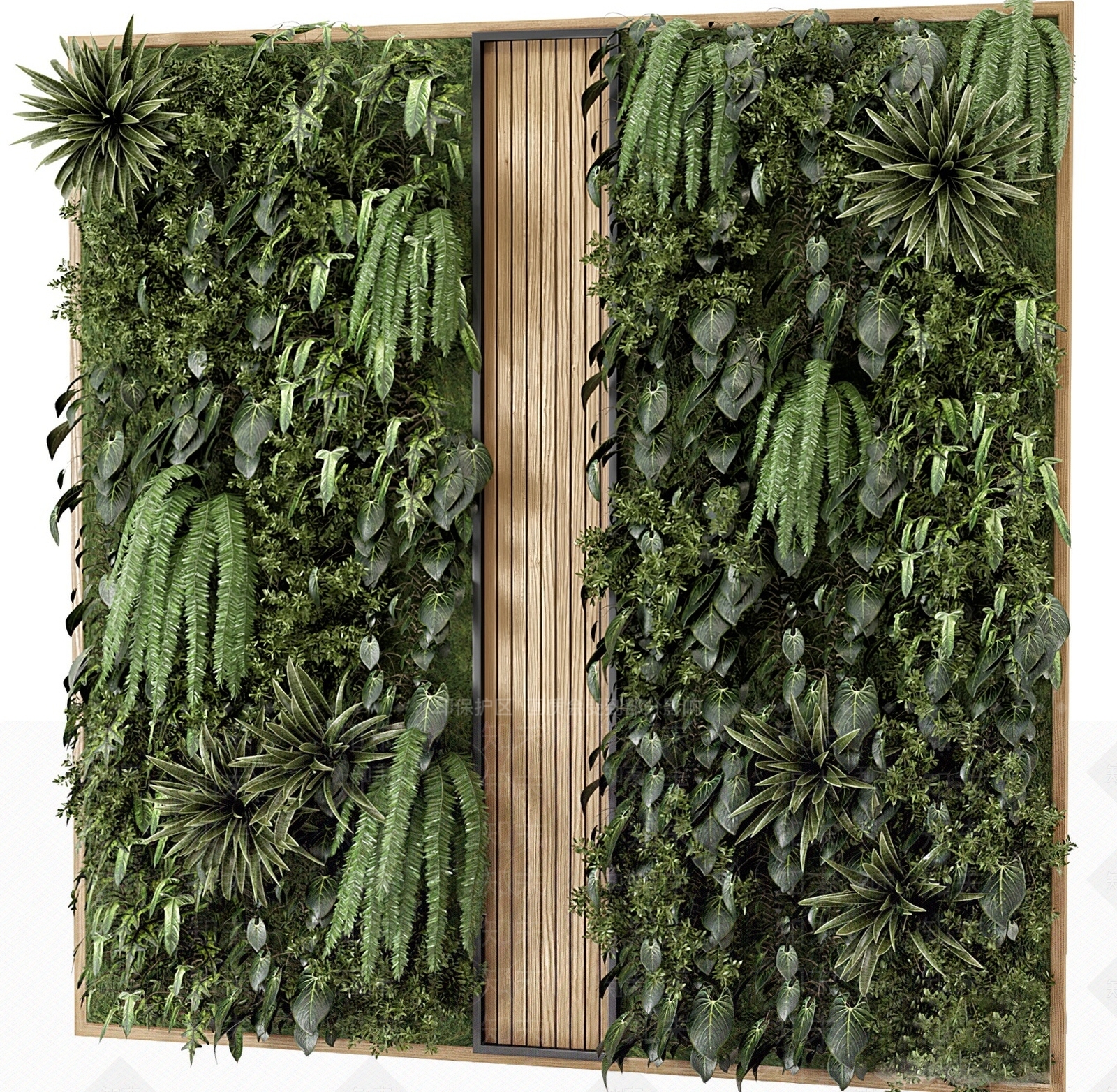 绿植墙SU模型下载【ID:1196823185】