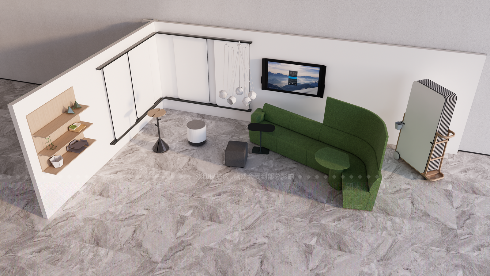 现代会议室SU模型下载【ID:1196825254】