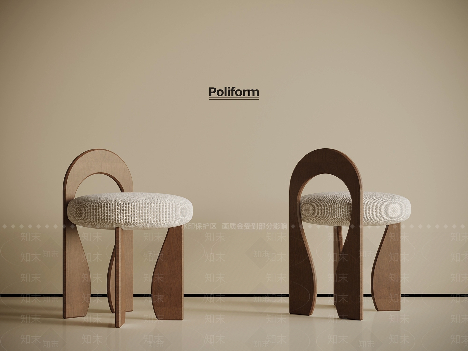 现代中古其他凳子SU模型下载【ID:1196825203】