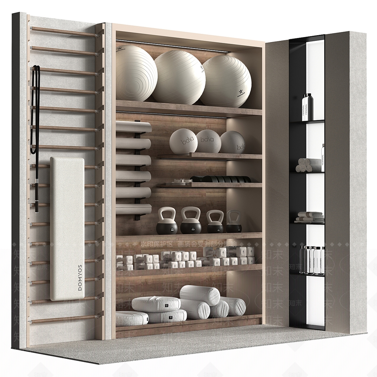 运动器材3D模型下载【ID:1196827083】