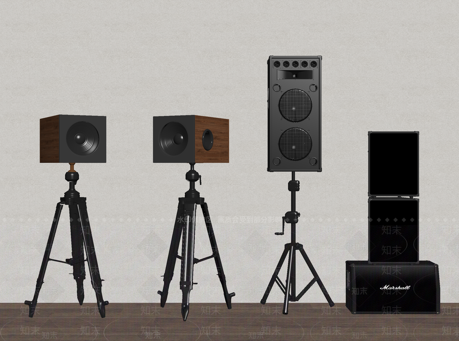 音响SU模型下载【ID:1196832299】