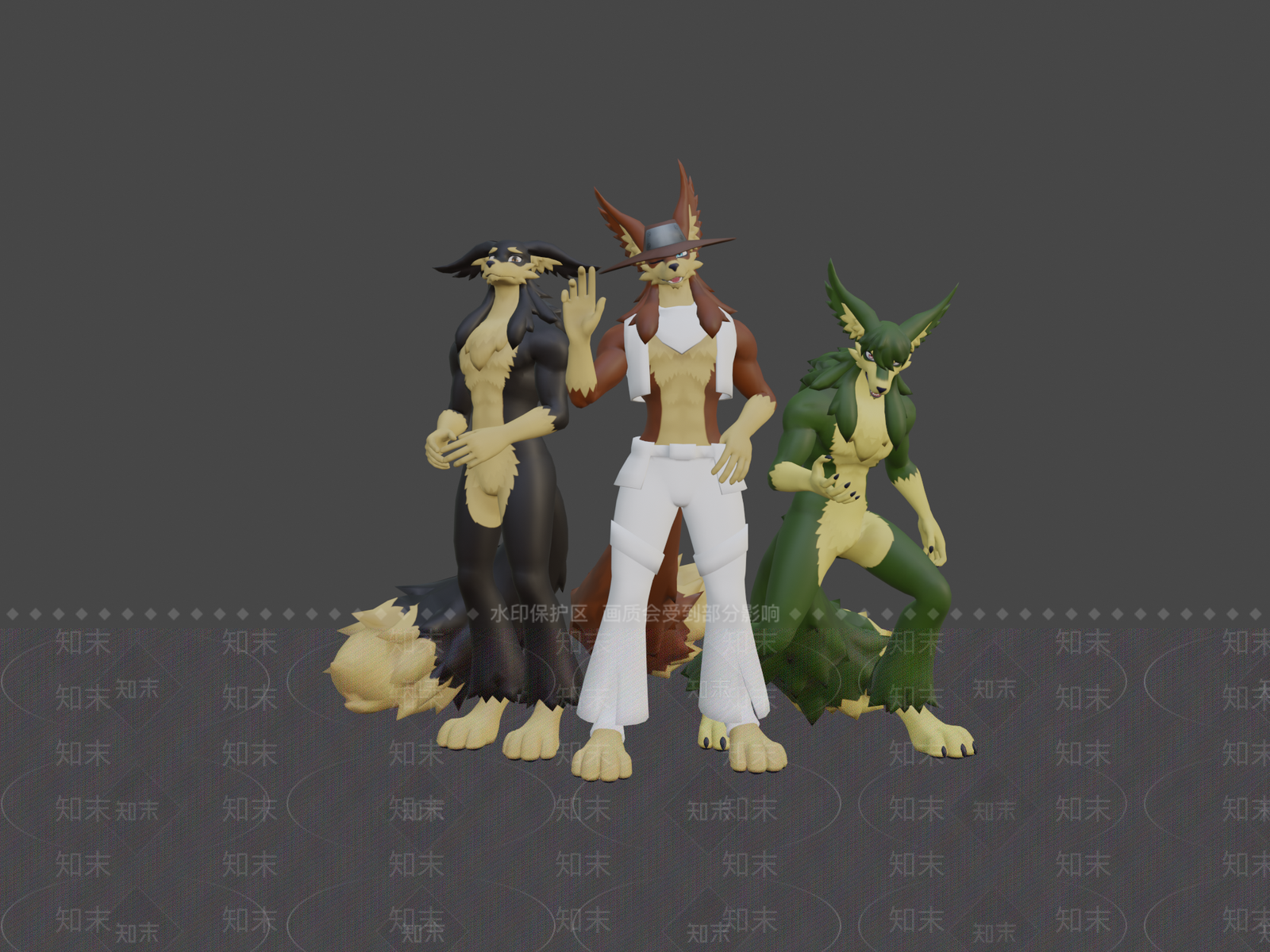 虚拟人物3D模型下载【ID:1196835455】