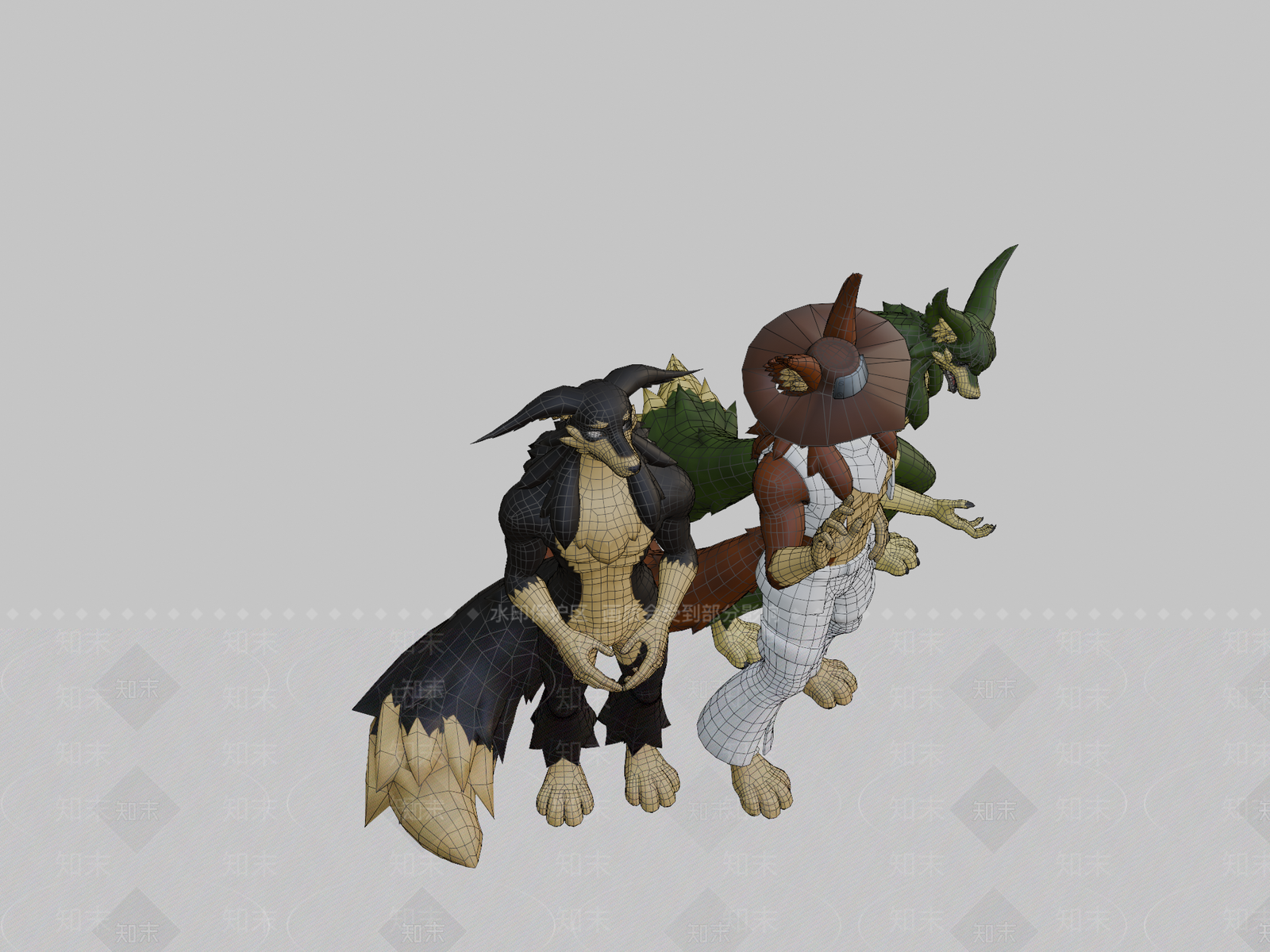 虚拟人物3D模型下载【ID:1196835455】