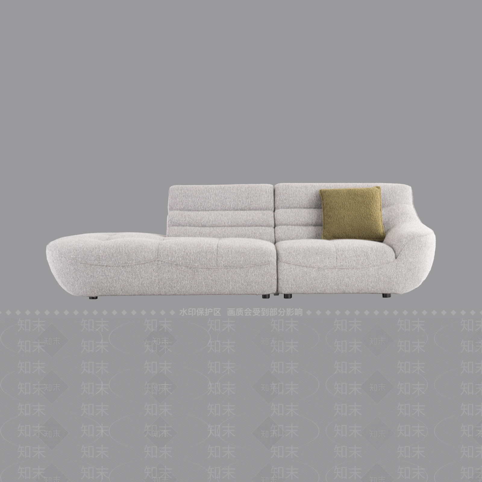 现代意式双人沙发3D模型下载【ID:1196846519】