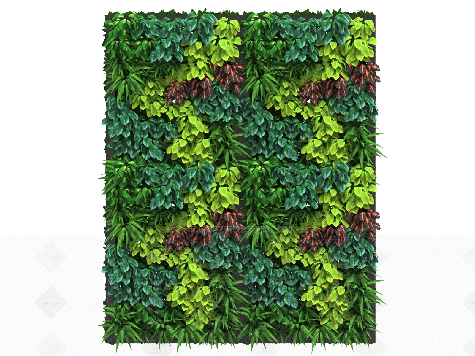 绿植墙3D模型下载【ID:1196849876】