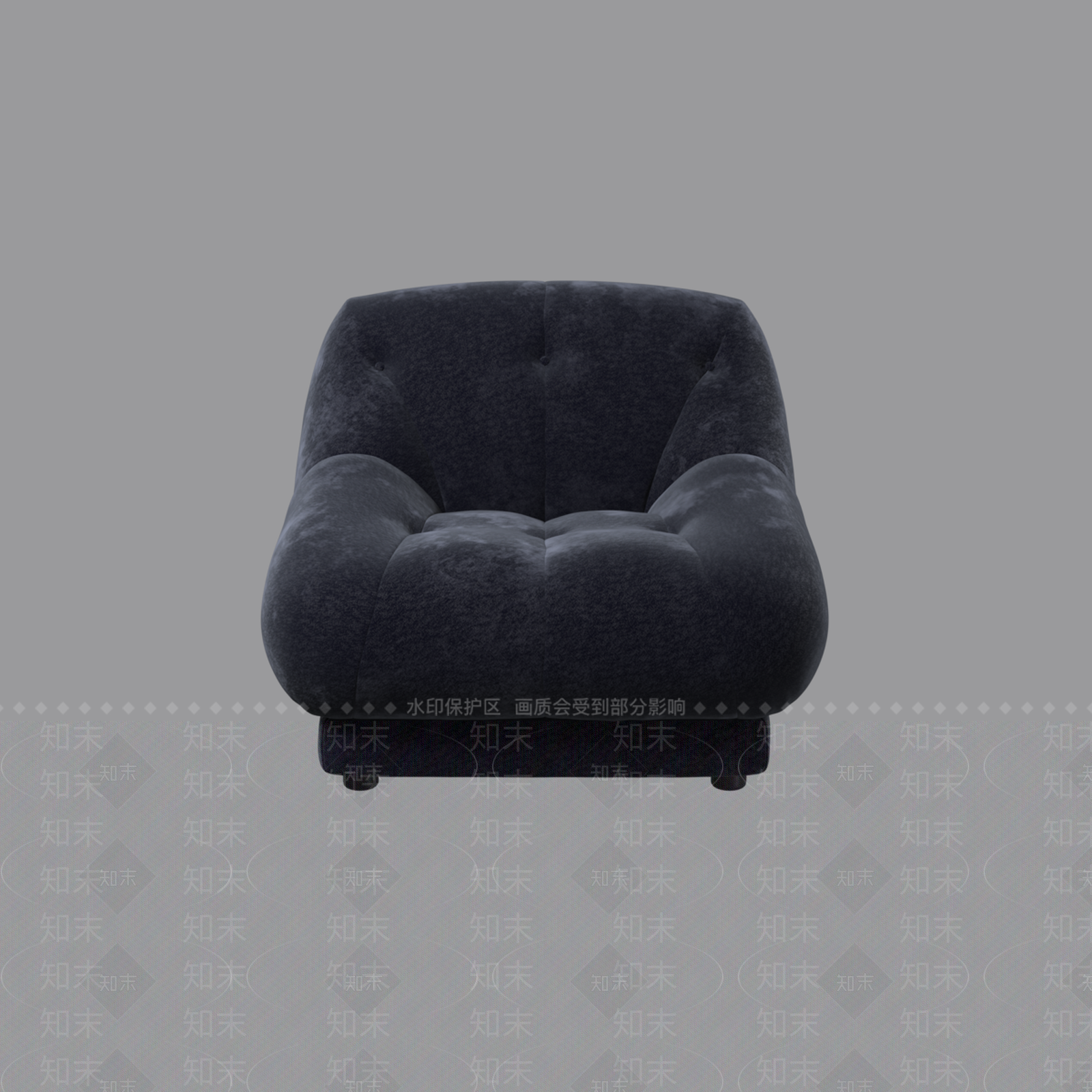 现代意式单人沙发3D模型下载【ID:1196850900】