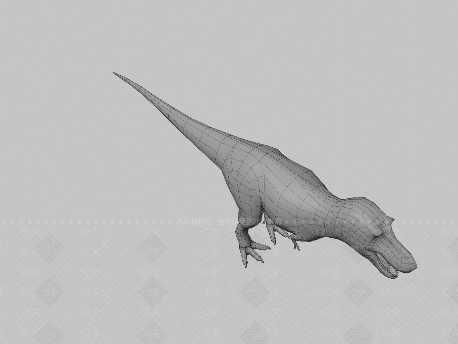 爬行类动物3D模型下载【ID:1196854611】