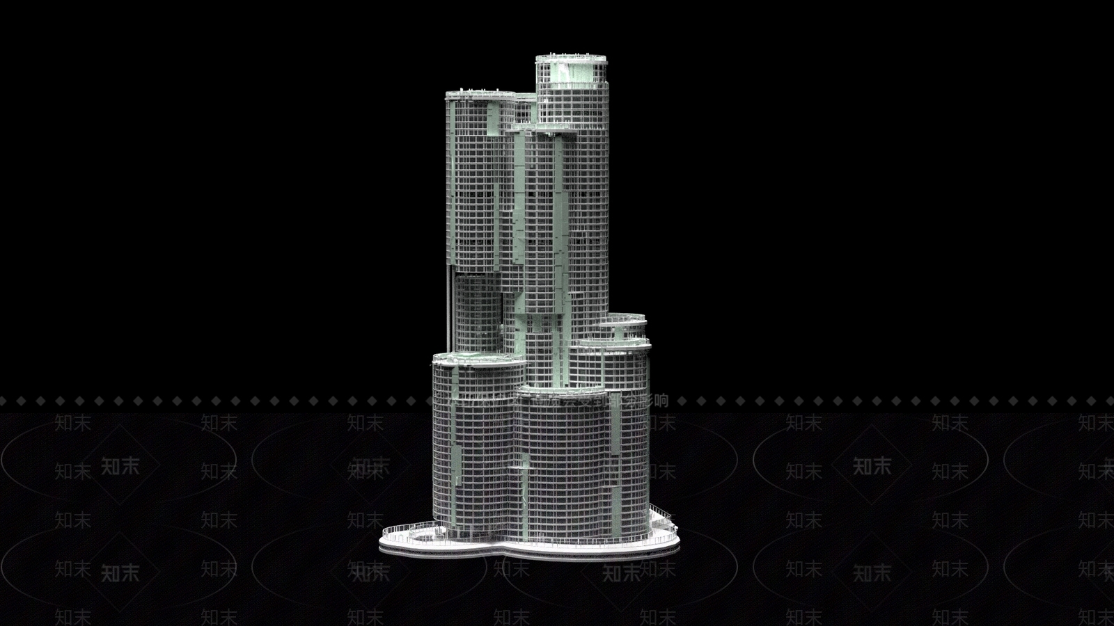 现代艺术风格建筑3D模型下载【ID:1196856469】