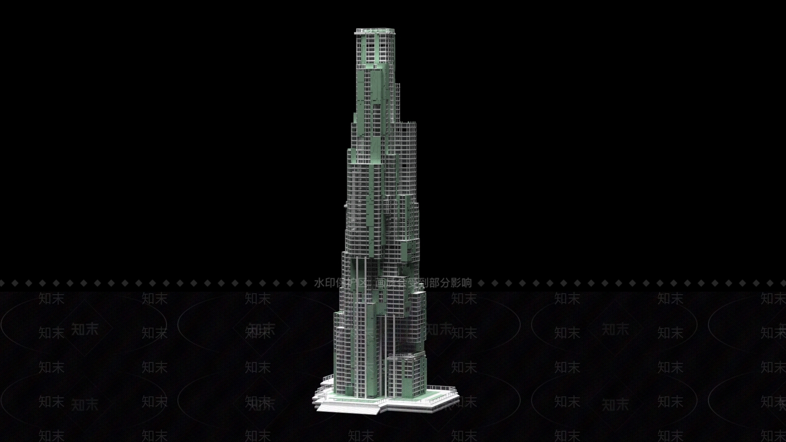 现代艺术风格建筑3D模型下载【ID:1196856539】