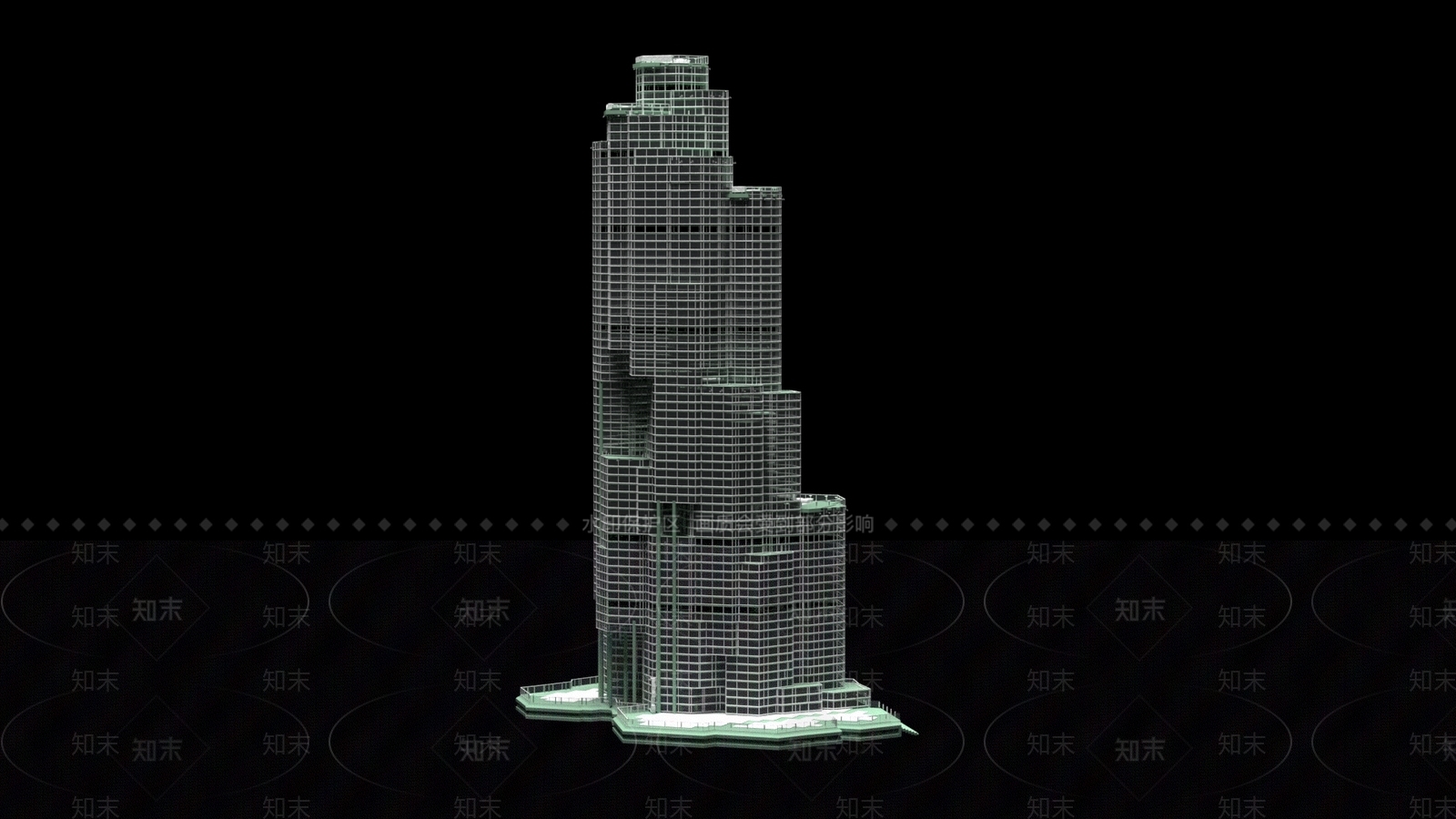 现代艺术风格建筑3D模型下载【ID:1196856605】