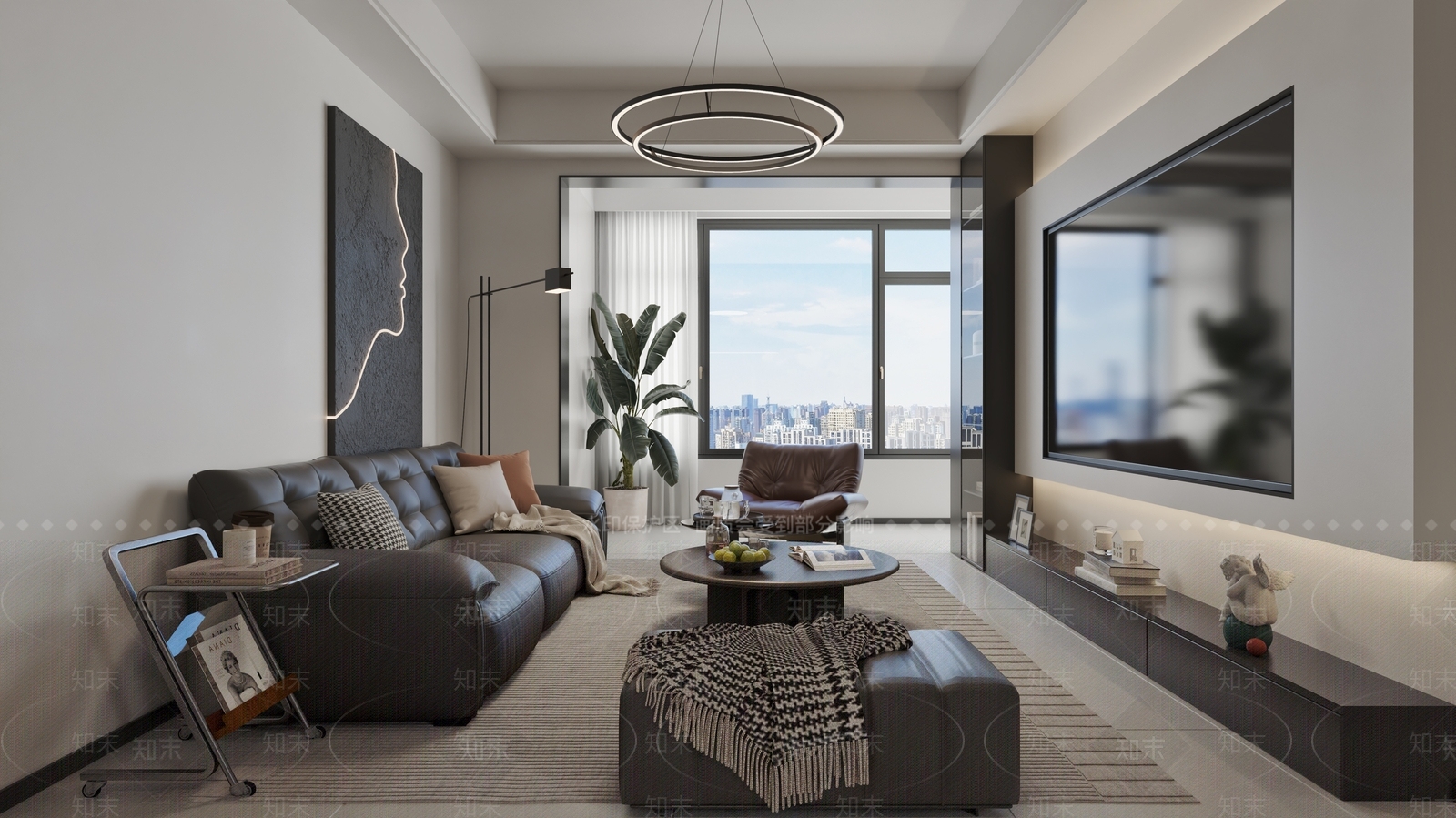 现代客餐厅3D模型下载【ID:1196861384】