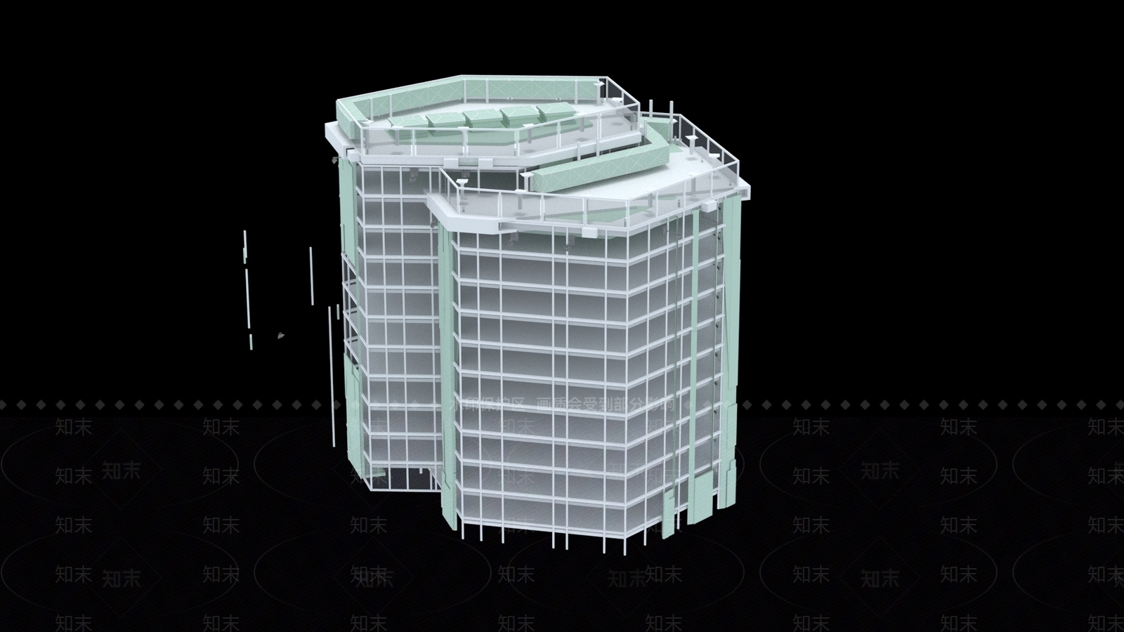 现代风格建筑SU模型下载【ID:1196884916】