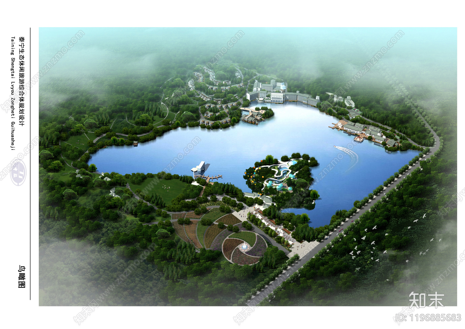 新中式中式酒店建筑施工图下载【ID:1196885683】