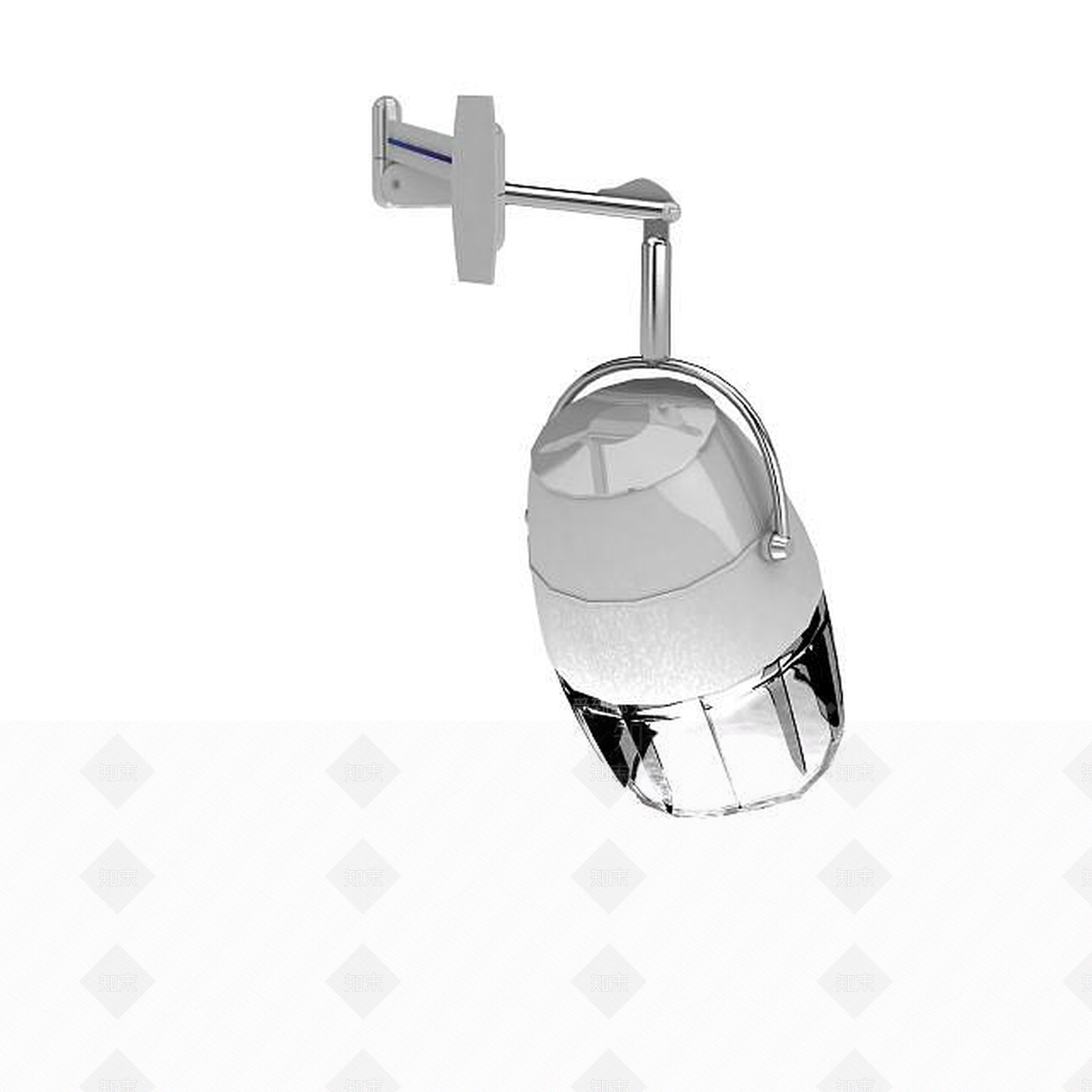 现代金属壁灯3D模型下载【ID:1196887105】