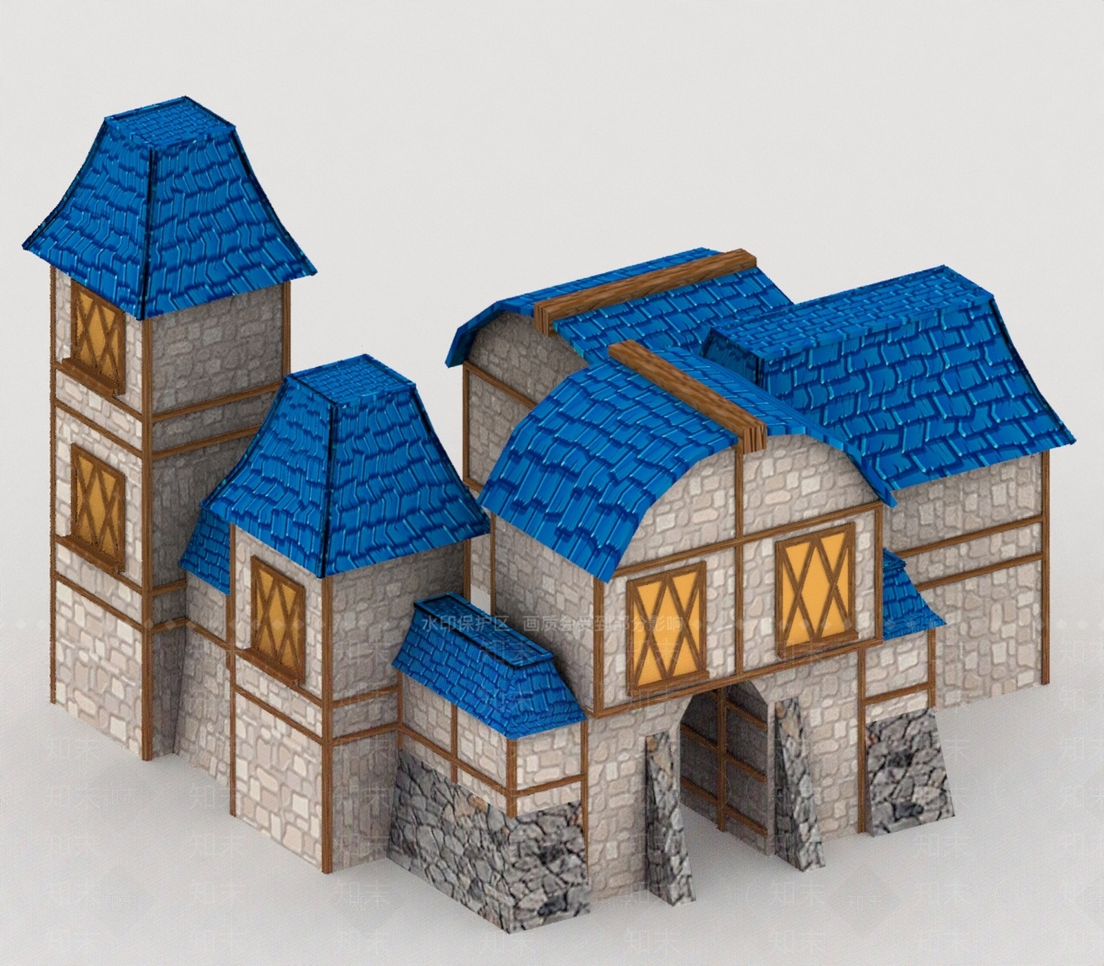 现代其他公共建筑3D模型下载【ID:1196887537】