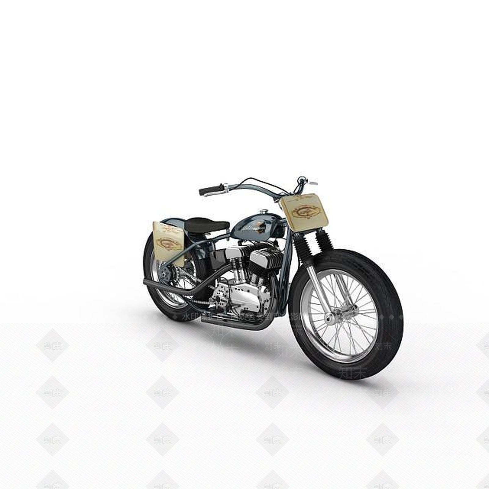 现代摩托车3D模型下载【ID:1196887487】
