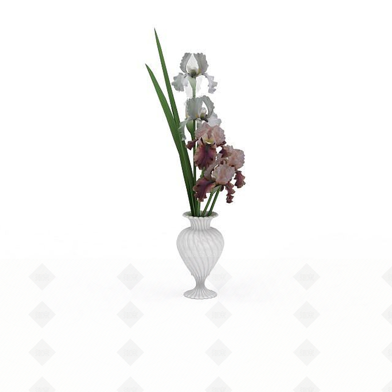 现代插花装饰品3D模型下载【ID:1196888169】
