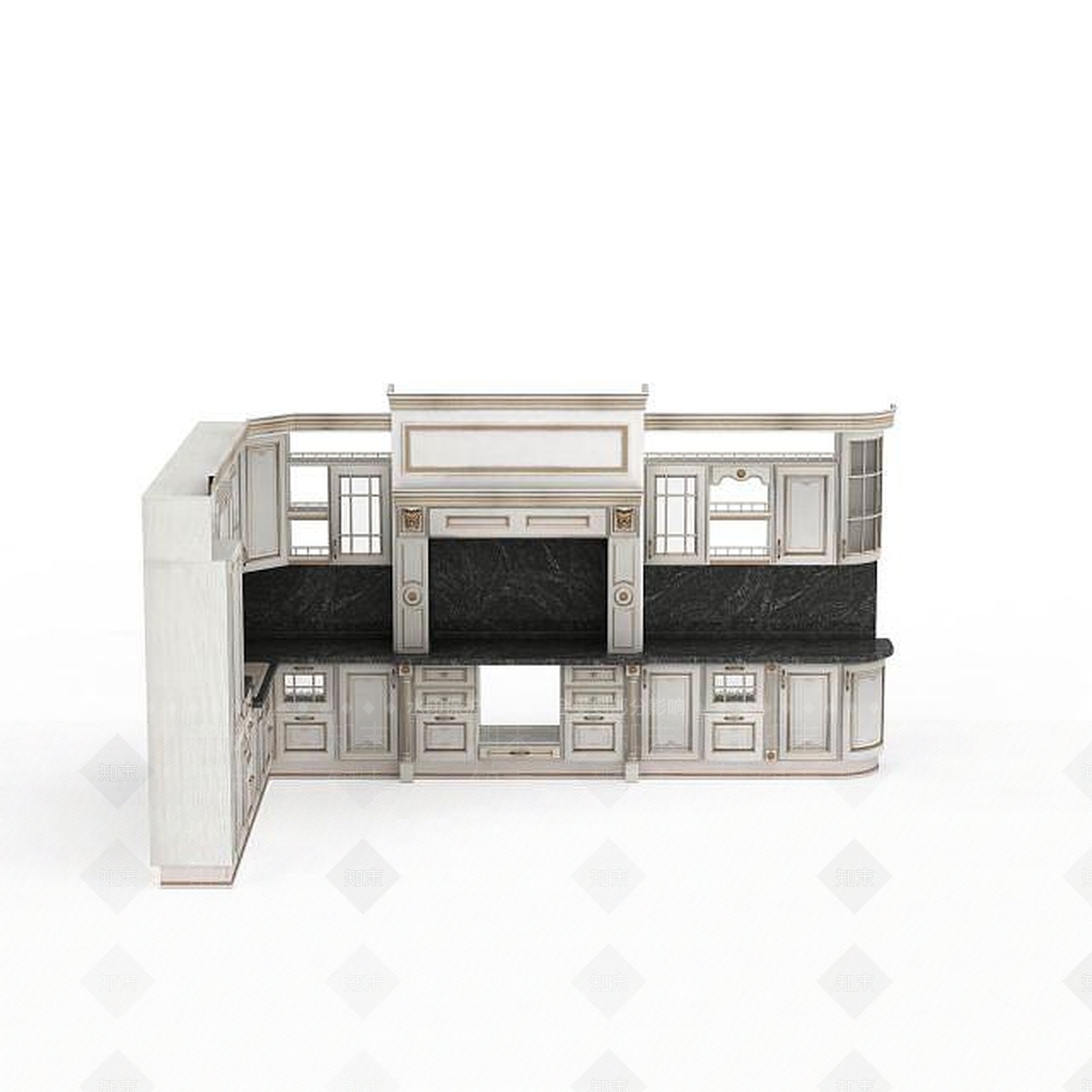 欧式古典欧式厨卫家具3D模型下载【ID:1196888724】