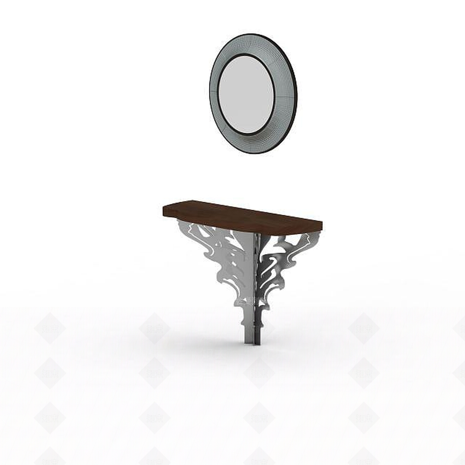 欧式古典欧式边几3D模型下载【ID:1196894068】
