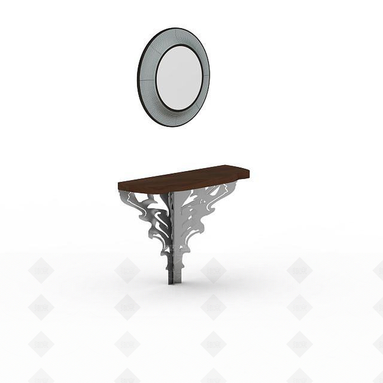 欧式古典欧式边几3D模型下载【ID:1196894068】
