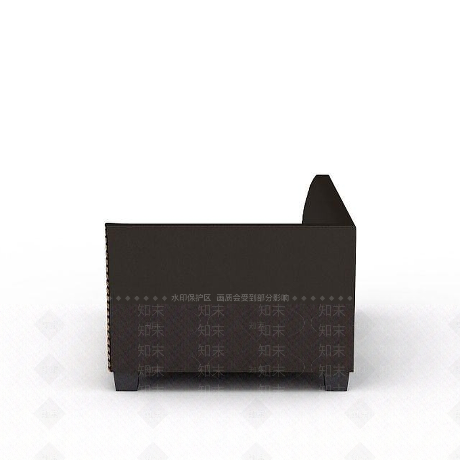 现代卡其色沙发3D模型下载【ID:1196896962】