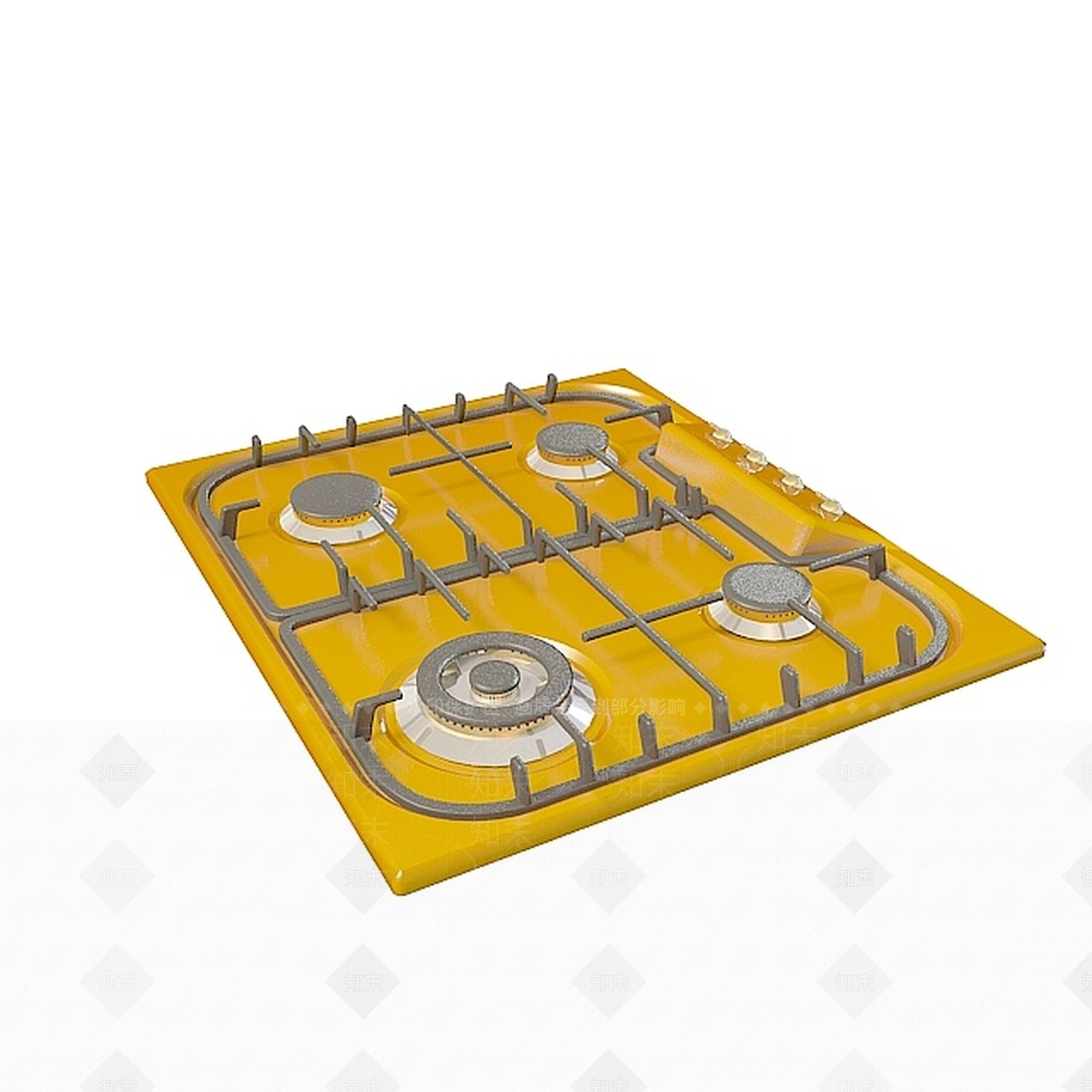 现代煤气灶3D模型下载【ID:1196897318】