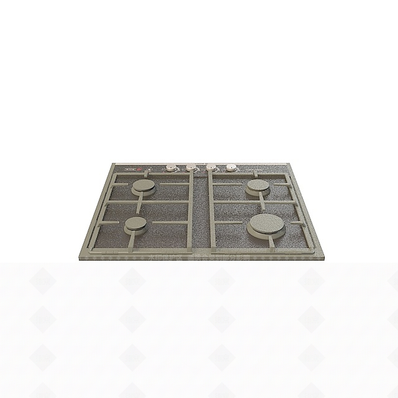 现代煤气灶3D模型下载【ID:1196897589】
