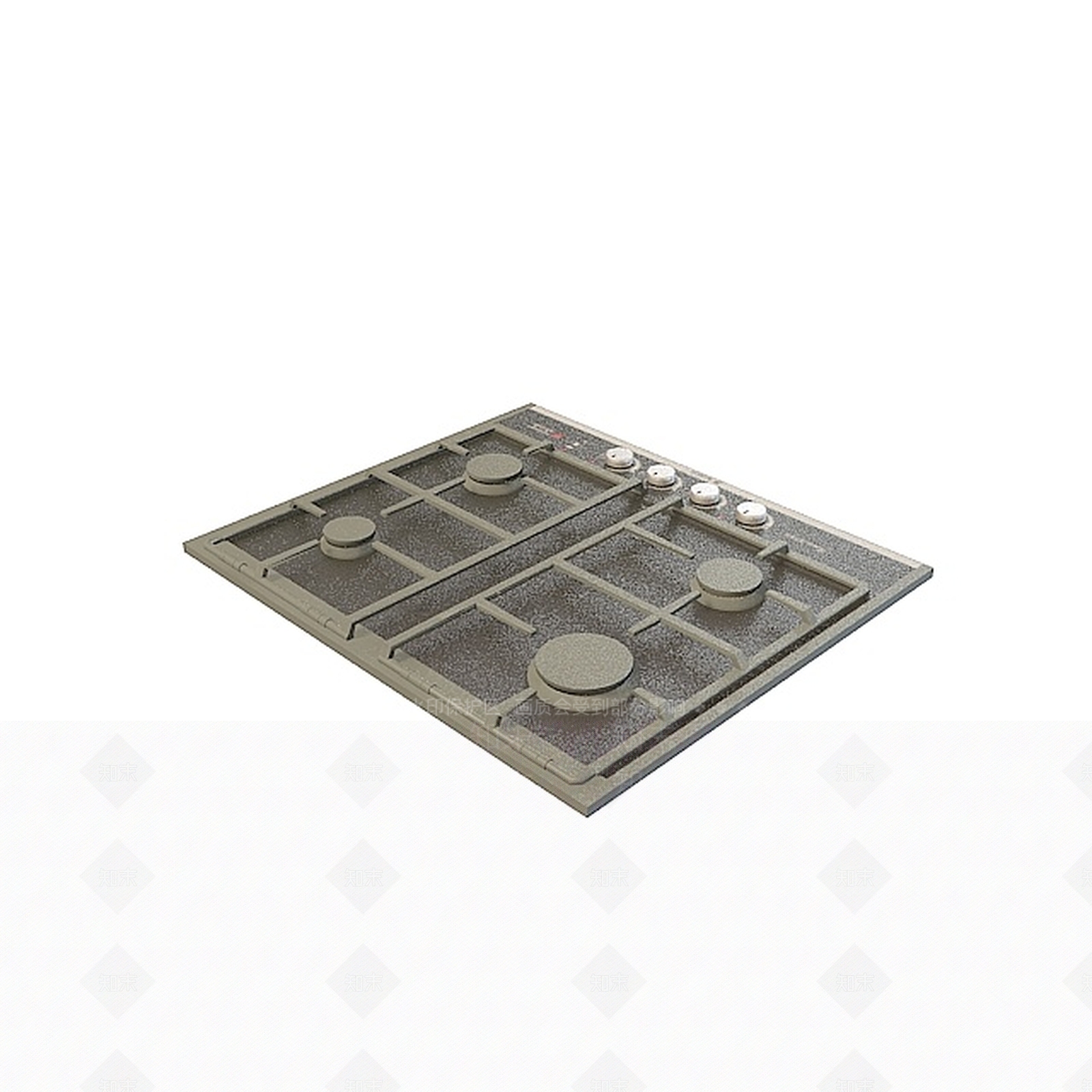 现代煤气灶3D模型下载【ID:1196897589】