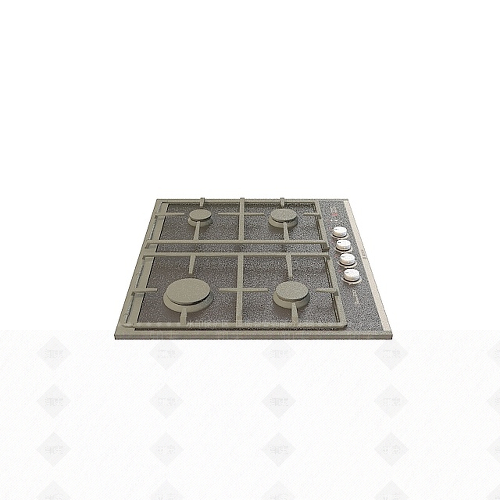 现代煤气灶3D模型下载【ID:1196897589】