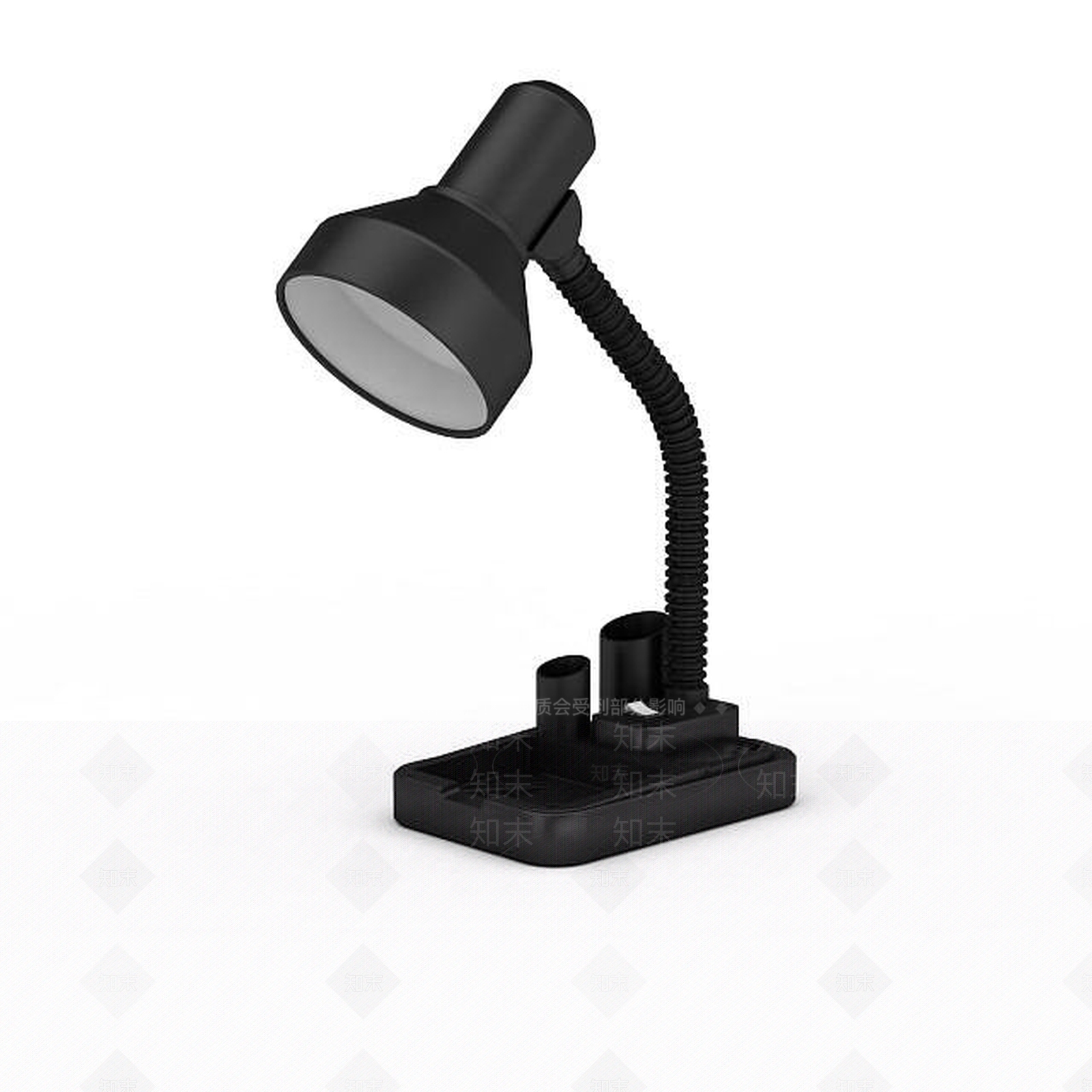 现代简约黑色台灯3D模型下载【ID:1196898038】