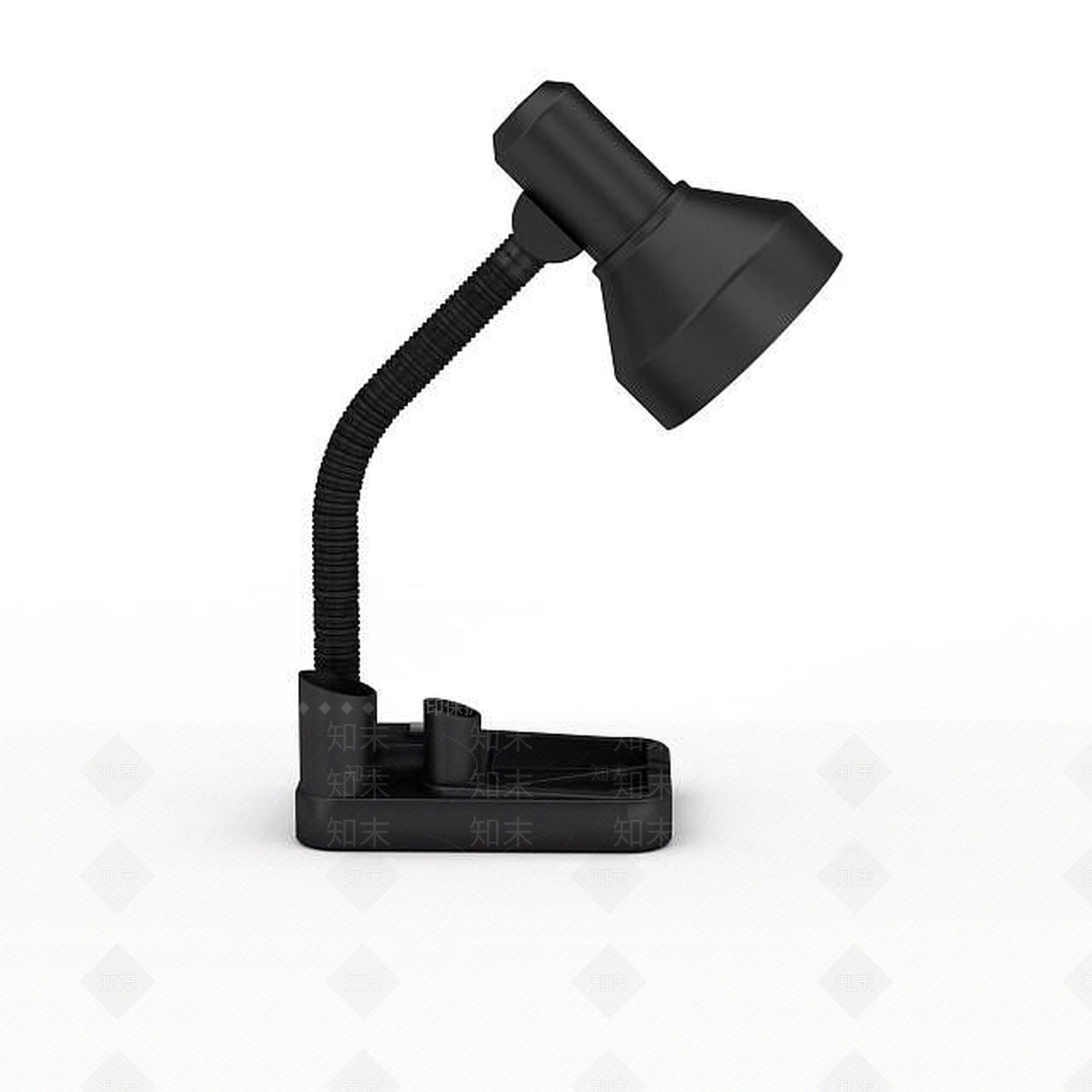 现代简约黑色台灯3D模型下载【ID:1196898038】