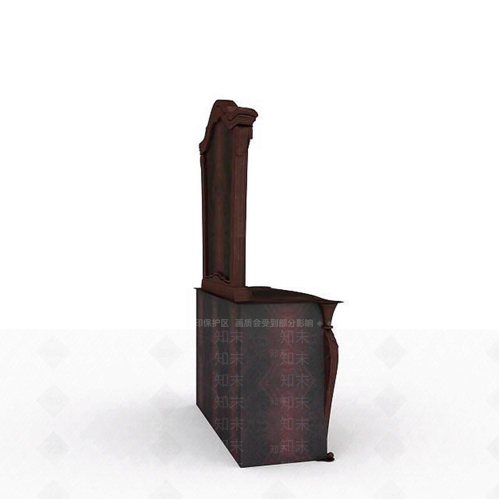 中式化妆台3D模型下载【ID:1196898820】