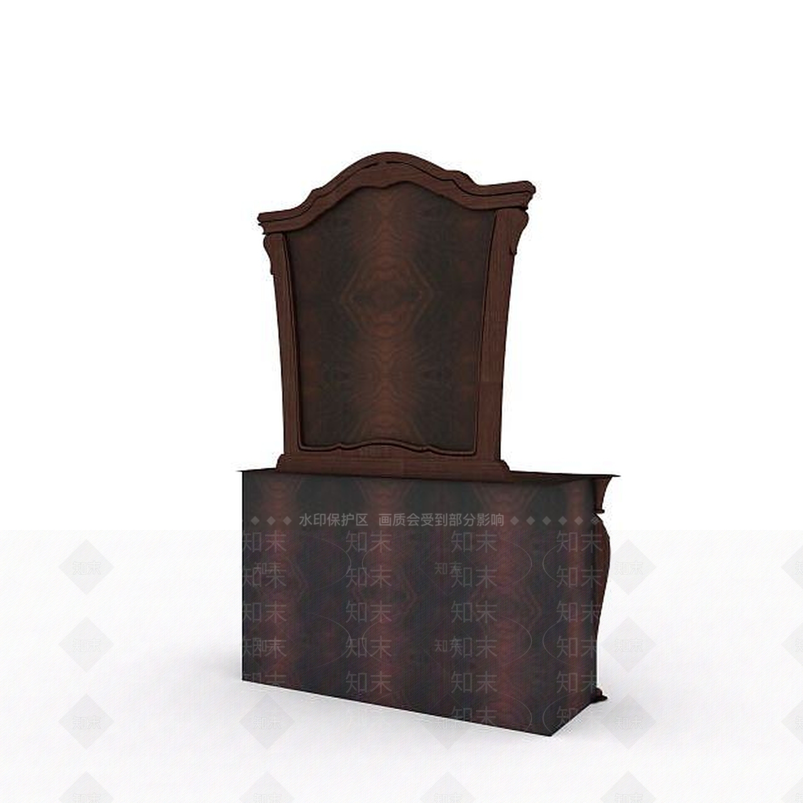 中式化妆台3D模型下载【ID:1196898820】