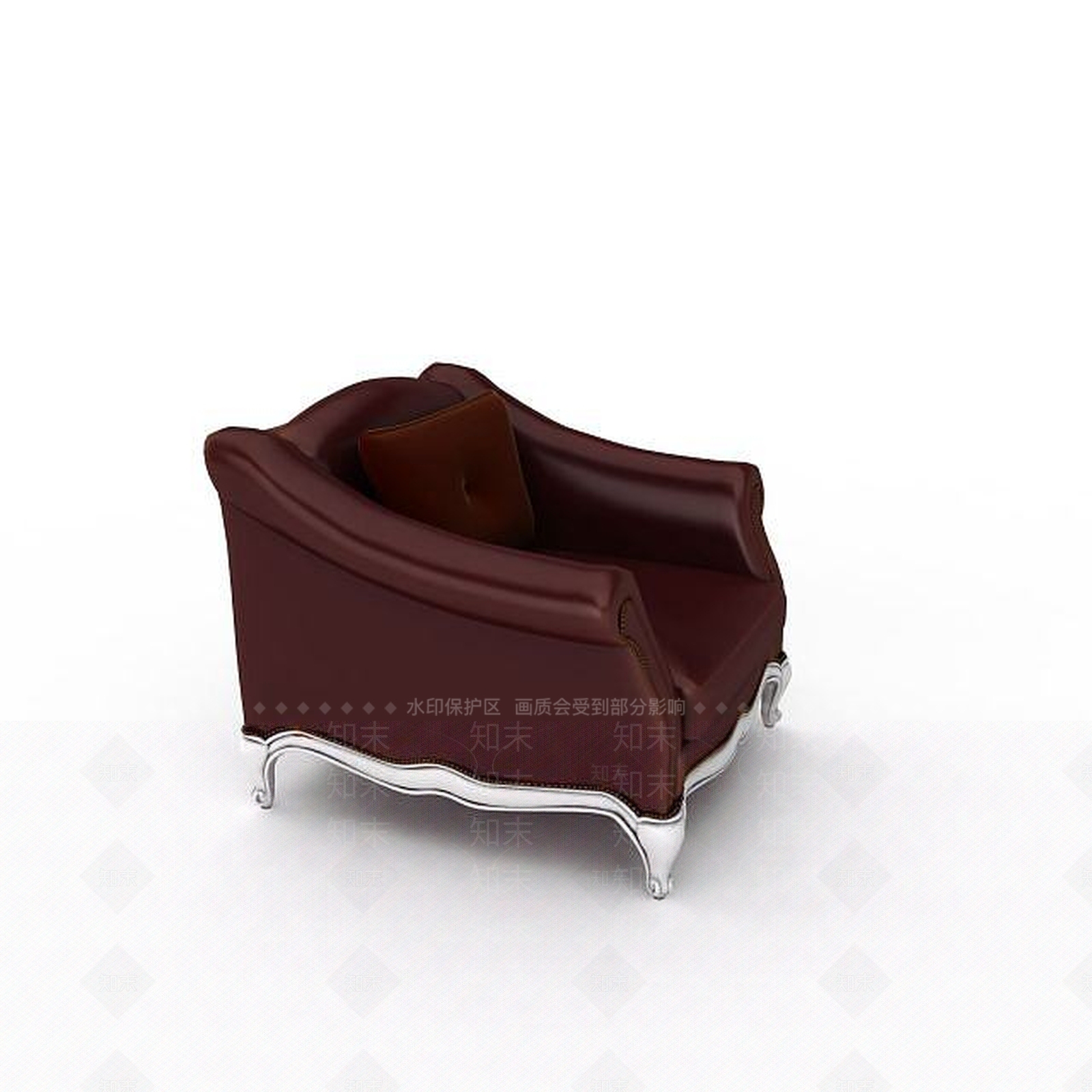 现代真皮沙发3D模型下载【ID:1196898948】