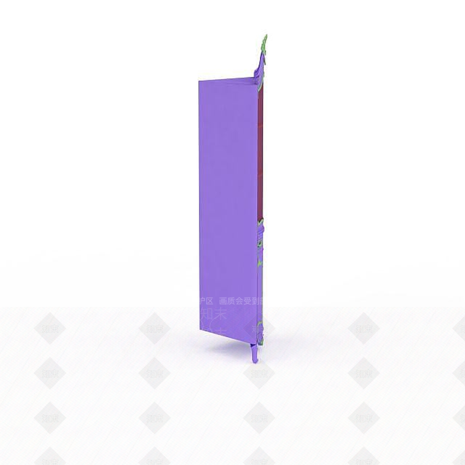 现代创意紫色壁橱3D模型下载【ID:1196899831】