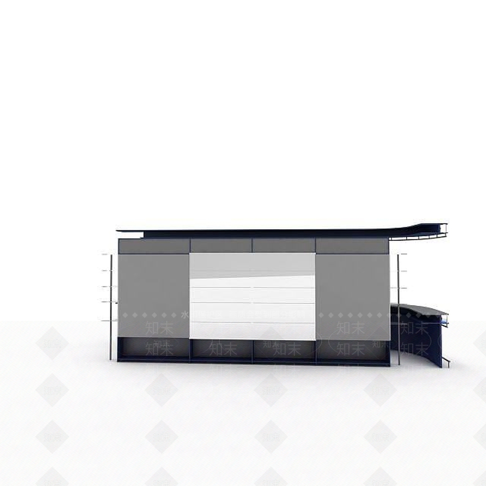 现代餐厅桌子3D模型下载【ID:1196900112】