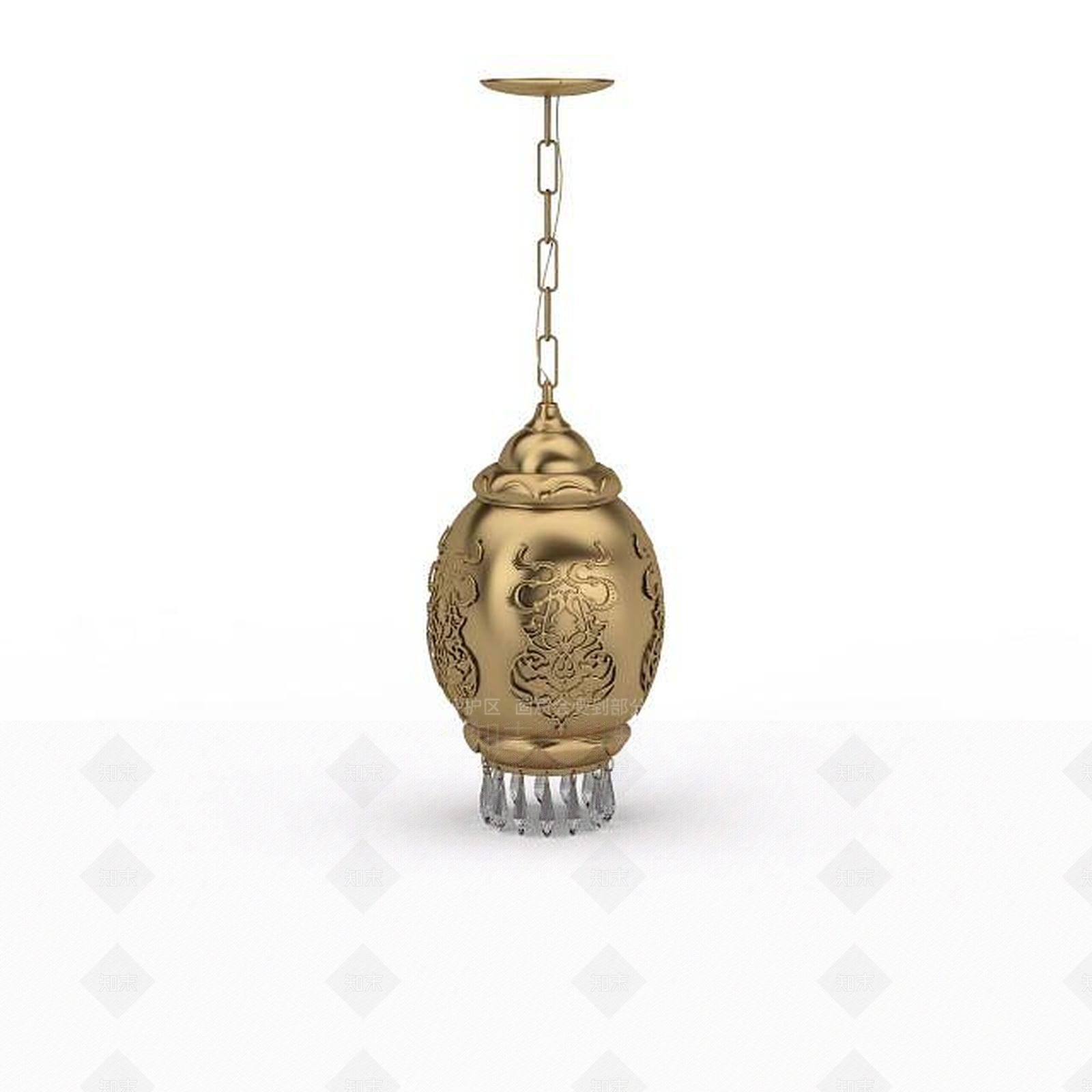 中式复古中式风铃3D模型下载【ID:1196900407】