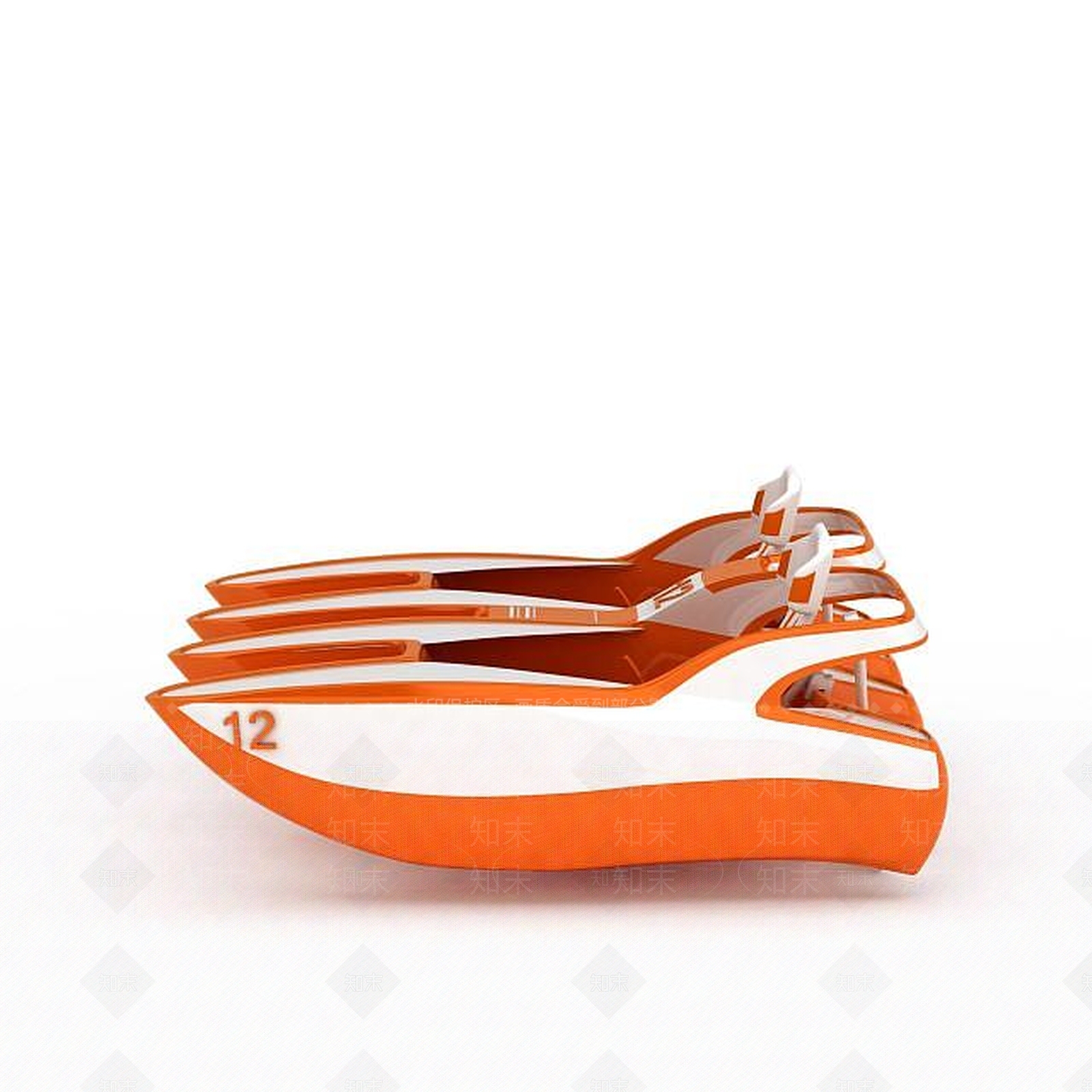 现代高速快艇组合3D模型下载【ID:1196902728】