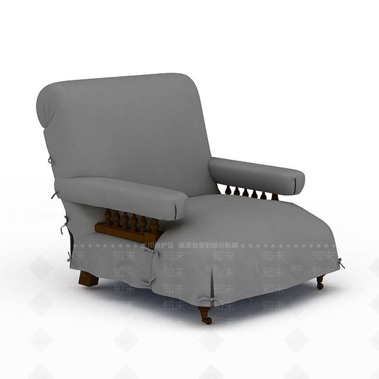 现代沙发椅3D模型下载【ID:1196902986】