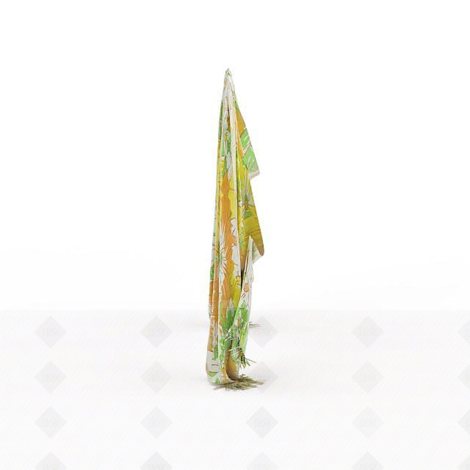 现代多彩围巾3D模型下载【ID:1196904647】