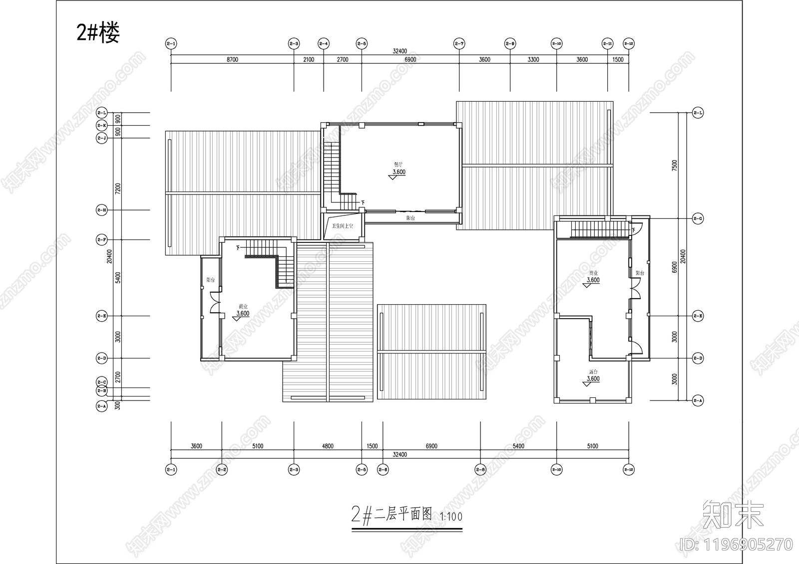 现代中式商业街cad施工图下载【ID:1196905270】