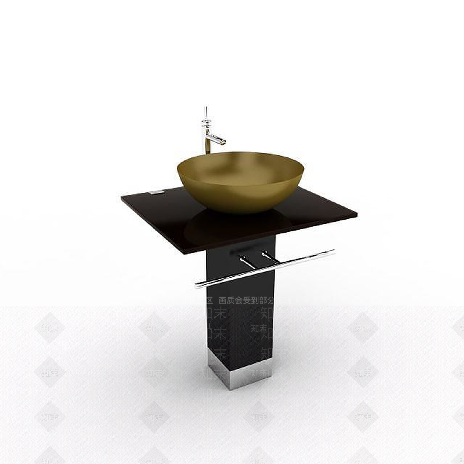 现代卫生间现代洗手池3D模型下载【ID:1196906505】