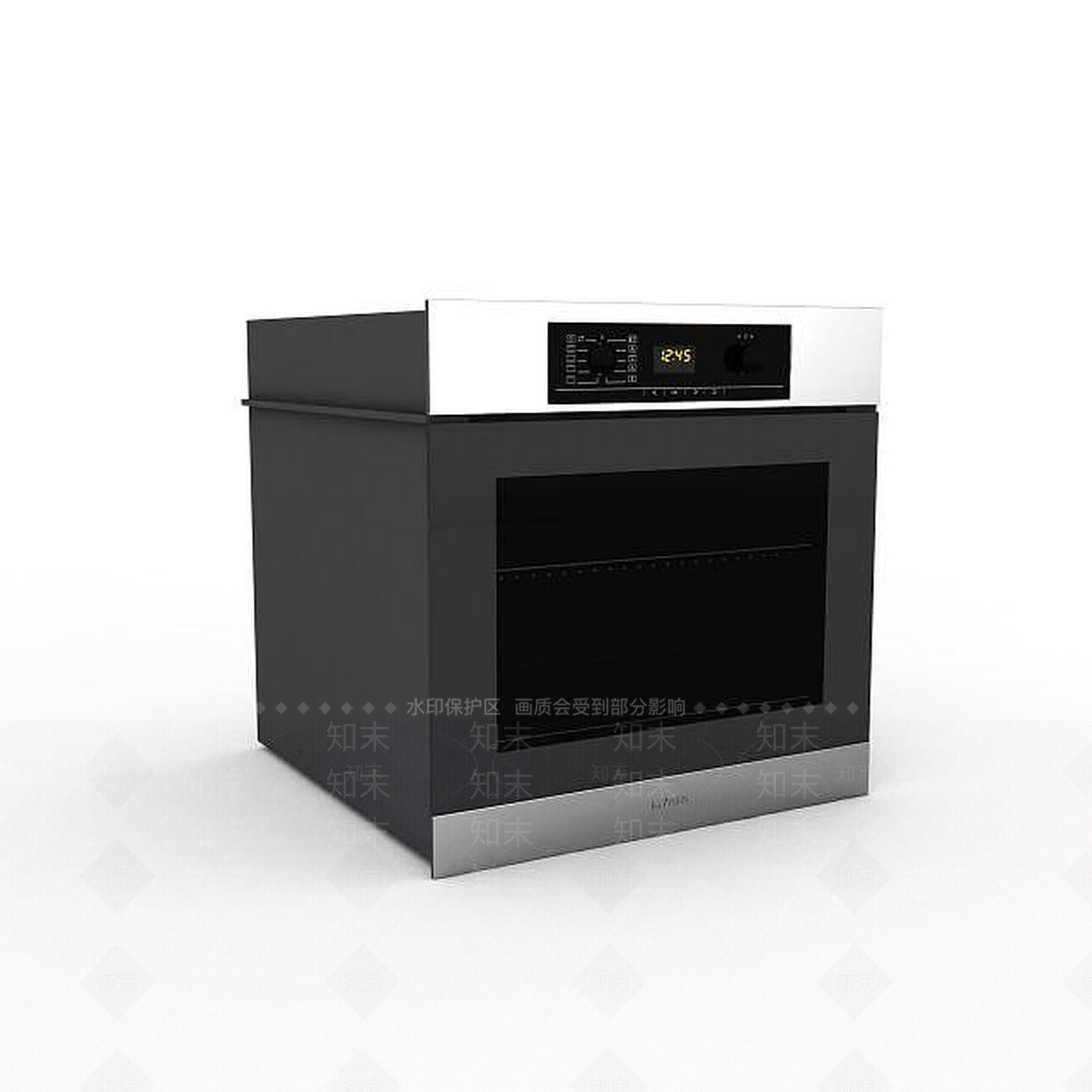 现代面包烘烤机3D模型下载【ID:1196908679】