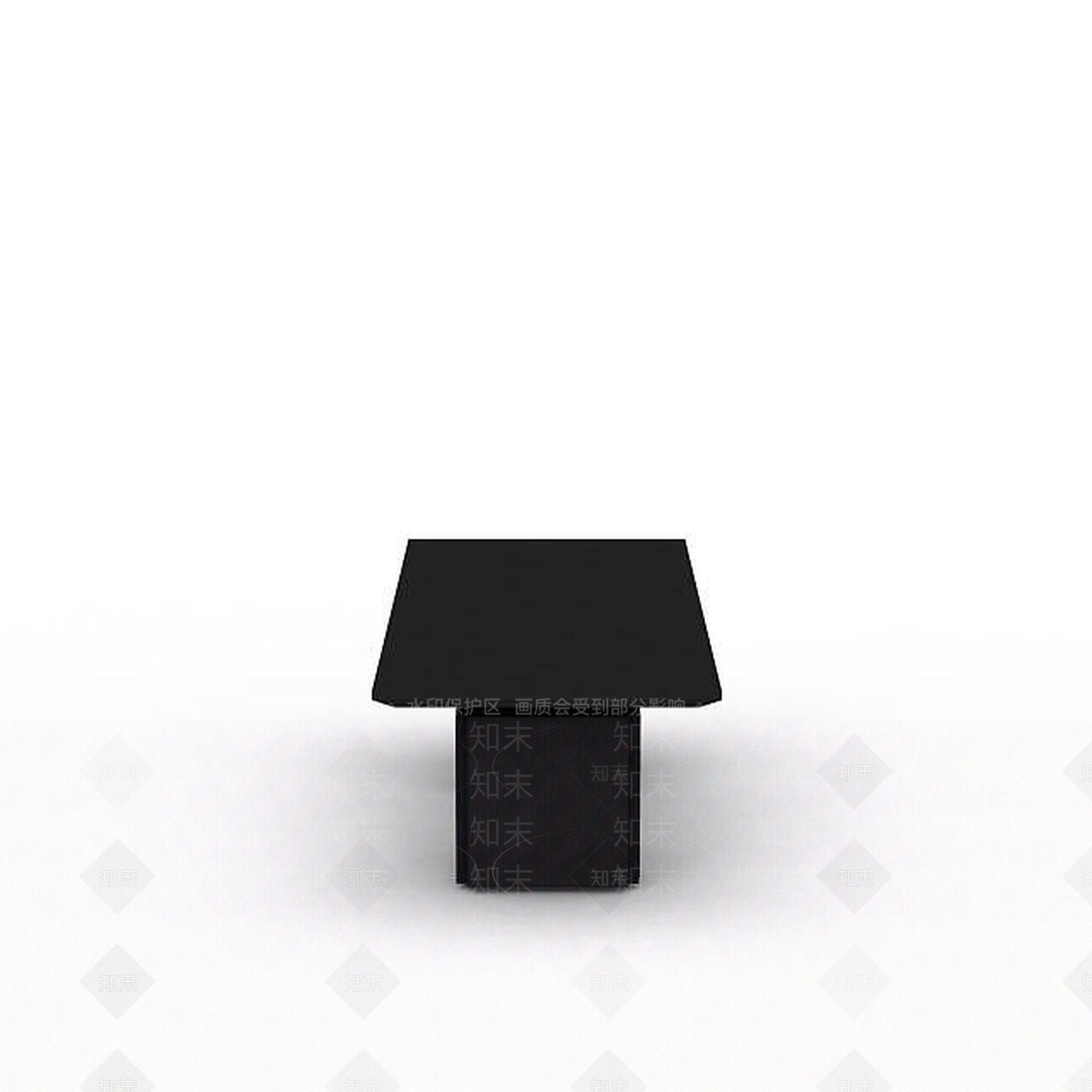 现代黑色时尚桌子3D模型下载【ID:1196908704】