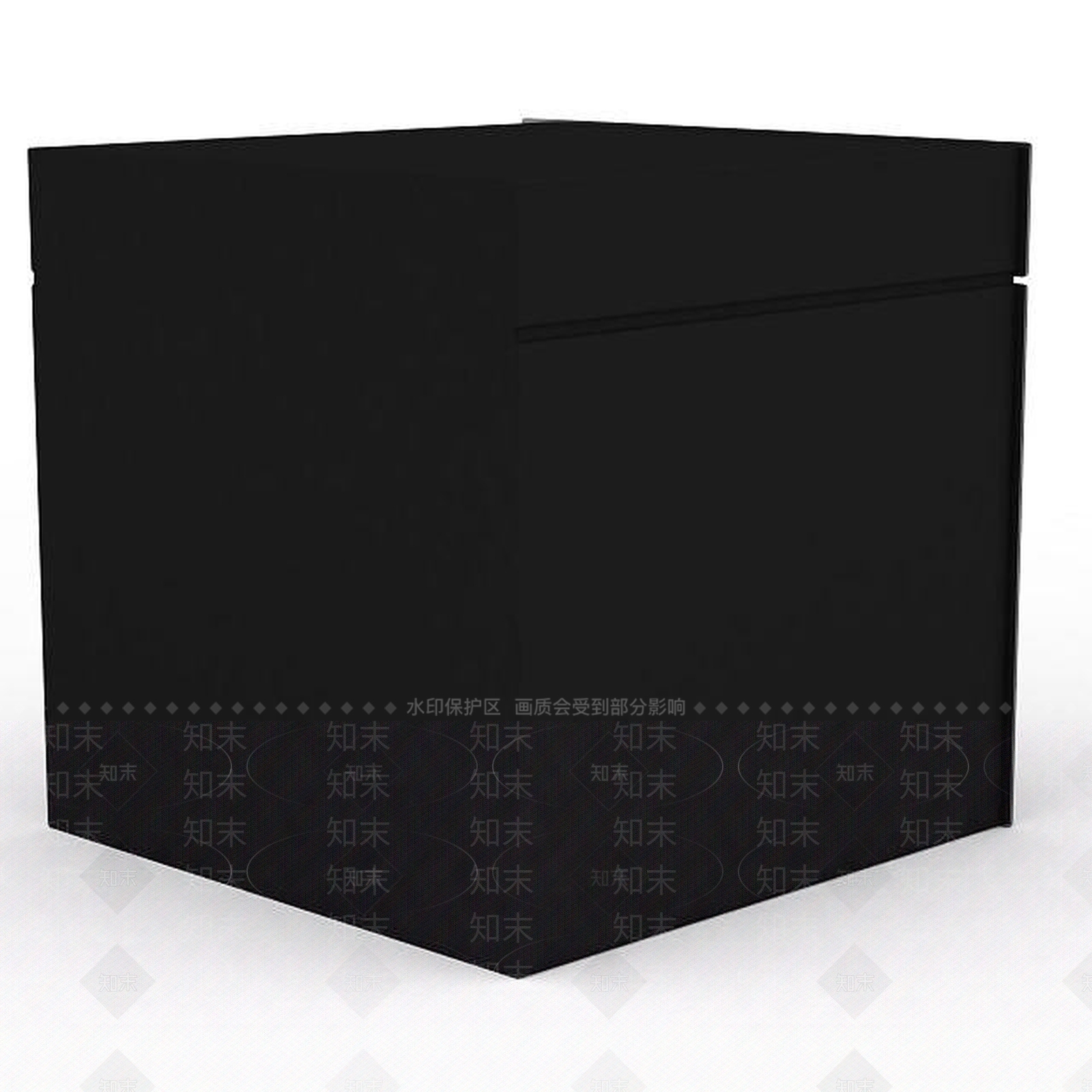 现代烤面包箱3D模型下载【ID:1196909405】